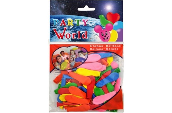 GLOBOS AGUA SOLAPA 100 UND. CP ART.21201