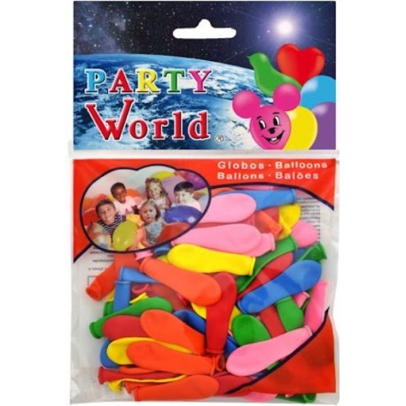 GLOBOS AGUA SOLAPA 100 UND. CP ART.21201