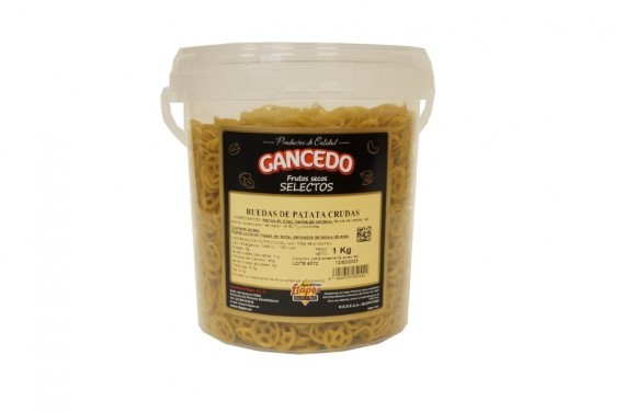 RUEDAS DE PATATA CRUDA BT  1 KG