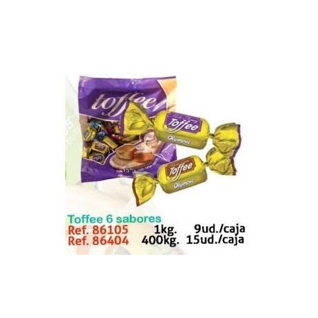 TOFFE 6 SABORES  400 GR. AGRUCONF