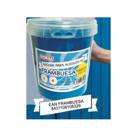 AZUCAR PARA ALGODON FRAMB 1KG + GRATIS 200 GR SIDRAL