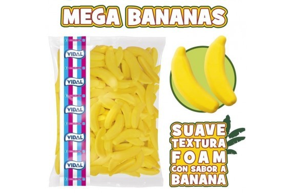MEGA BANANAS 1 KG. VIDAL