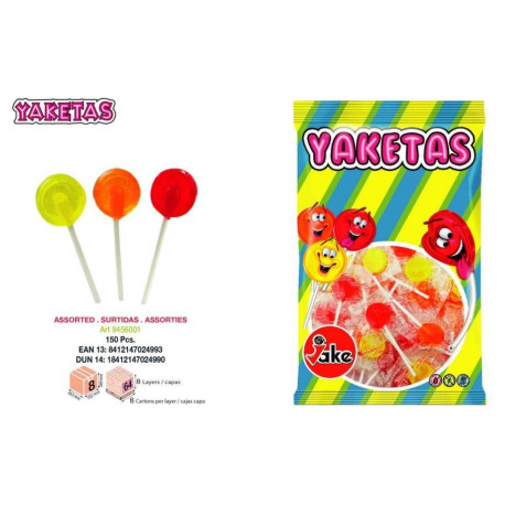 YAKETAS SURTIDAS 150U. JAKE