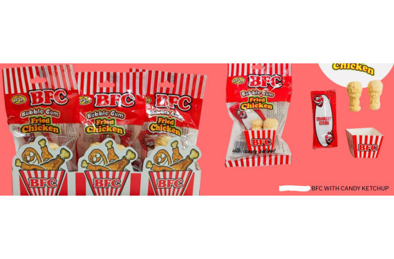 BFC WITH CANDY KETCHUP 21 GR 12 UNIDADES