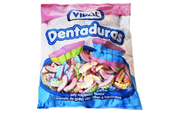 DENTADURAS COLOR FOAM BL. 250 UND. VIDAL