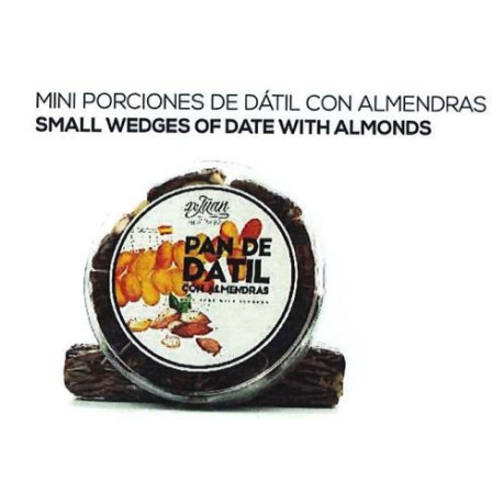 PAN DE DATIL CON ALMENDRAS TARRINA 8 UND.