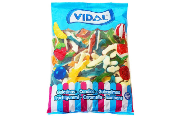 TIBURONES JELLY LIGHT BL. 1 KG. VIDAL