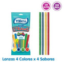 LANZAS 4 COLORES X 4 SABORES 90 GR. VIDAL