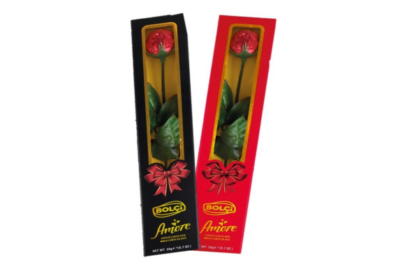 BOLCI ROSAS CHOCOLATE MIX ROJO/NEGRO 20 GR.