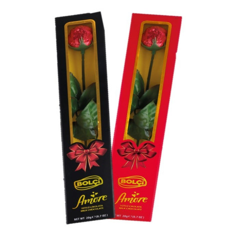 BOLCI ROSAS CHOCOLATE MIX ROJO/NEGRO 20 GR.