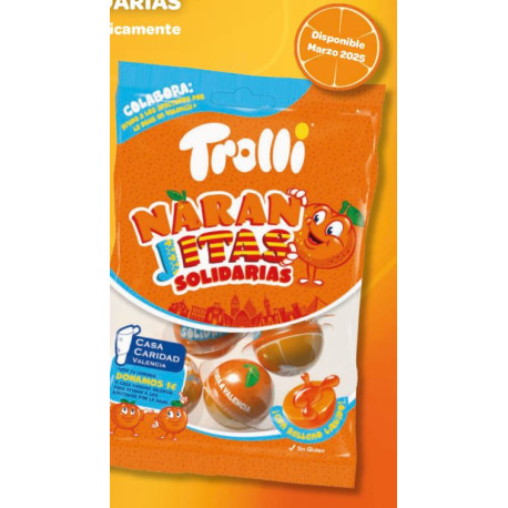 NARANJITAS SOLIDARIAS BOLSA 75 GR. TROLLI