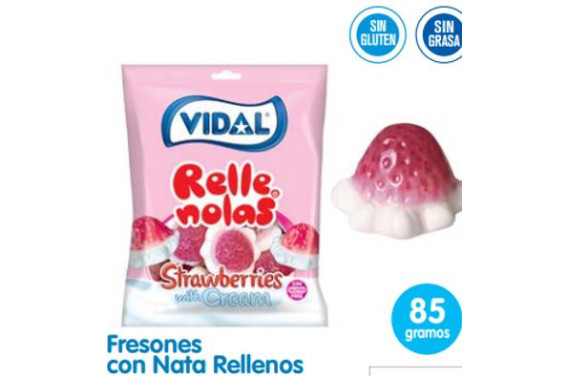 FRESONES CON NATA RELLENOS BL 85 GR. VIDAL