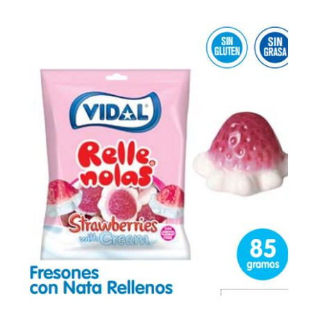 FRESONES CON NATA RELLENOS BL 85 GR. VIDAL