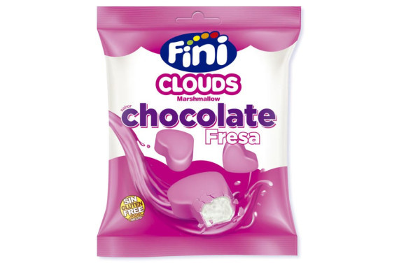CLOUDS CORAZON CHOCOLATE FRESA 80 GR 1 UND. FINI