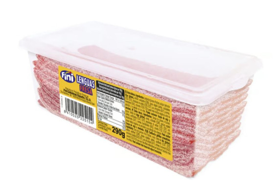 LENGUAS FRESA PITUFO EXP 290 GR. 1 UND. FINI