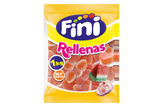 RELLENAS CORAZON MELOCOTON 1 KG . FINI