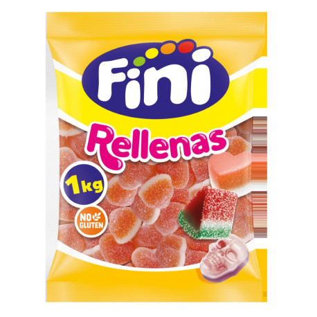 RELLENAS CORAZON MELOCOTON 1 KG . FINI