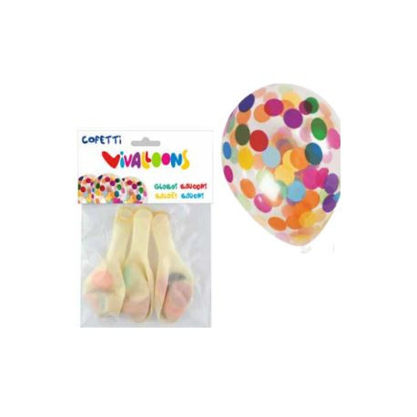 BOLSA 3 GLS CRISTAL CON CONFETI PERSAN