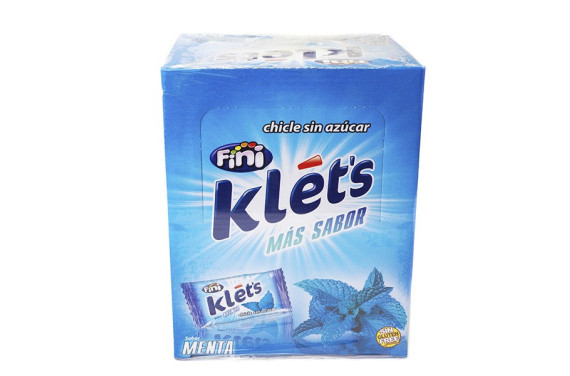 CHICLE KLETS WHITE SIN AZ. 200 UND. FINI