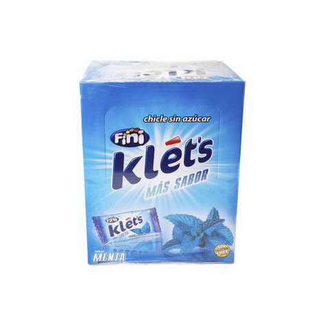 CHICLE KLETS WHITE SIN AZ. 200 UND. FINI