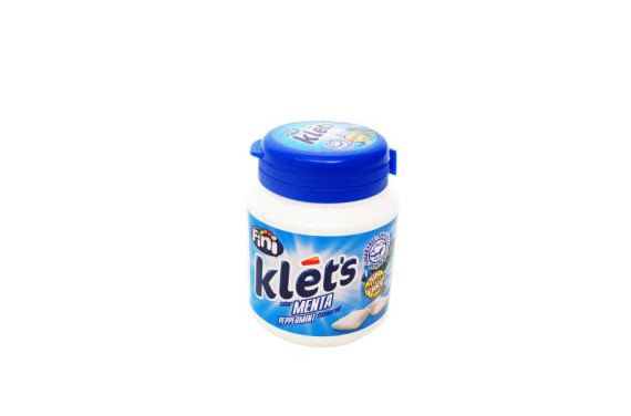 CHICLE KLETS MENTA SIN AZ. BOTE 70 UND. FINI