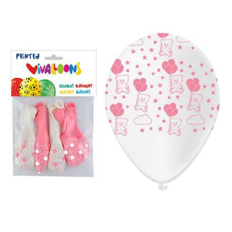 BOLSA 8 GLS ROSAS Y BLANCOS “OSITOS” T/A PERSAN