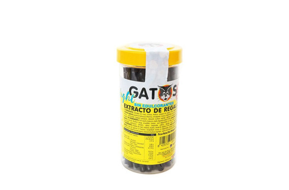 REGALIZ GATOS L LIGHT TARRO 180 GR. 1 UND. SAET