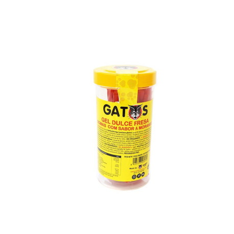 REGALIZ GATOS FRESA TARRO 180 GR. 1 UND. SAET