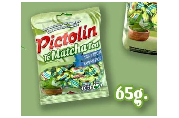 PICTOLIN TE MATCHA SIN AZUCAR BL 65 GR INTERVAN