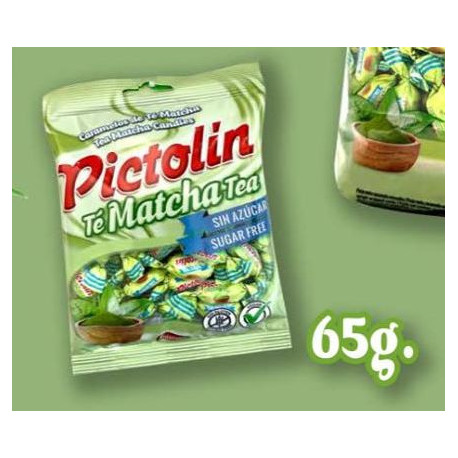 PICTOLIN TE MATCHA SIN AZUCAR BL 65 GR INTERVAN