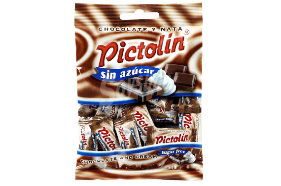 PICTOLIN CHOCO NATA SIN AZUCAR  BL 65 GR INTERVAN