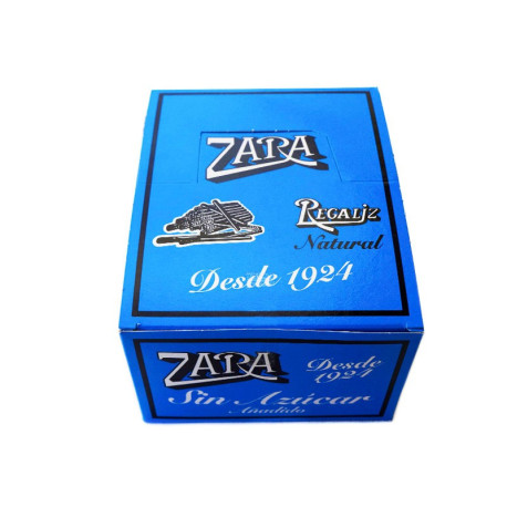 REGALIZ ZARA SIN AZUCAR 100 UND