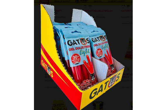 GATOS LIGHT FRESA BOLSA 76 GR. SAET