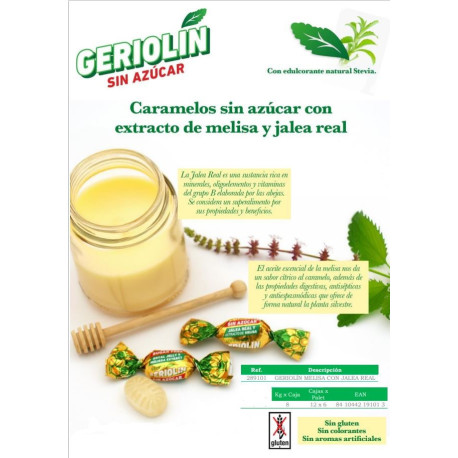 GERIOLIN MELISA CON JALEA REAL S/AZ 1 KG
