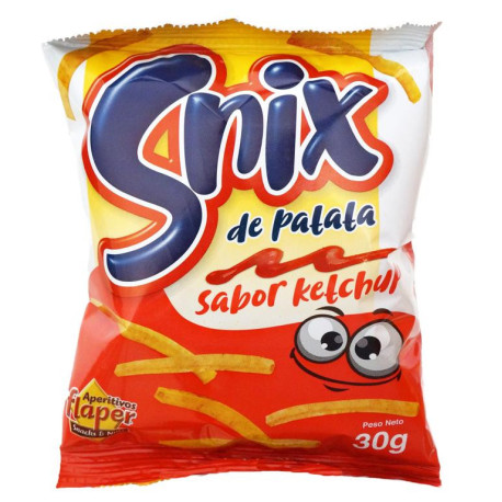 SNIX (BARRITAS PEQUEÑAS KETCHUP) BL 110  GR SM
