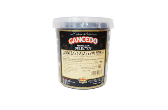 CIRUELAS PASAS CON HUESO BT. 1 KG