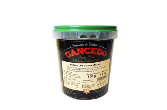 PEPINILLOS 160-200 CUBO 800 GR. B