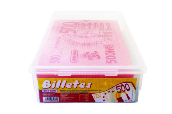 BILLETES OBLEA GIGANTES 150 UND INTERDULCES