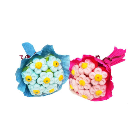 RAMO MARGARITAS AZUL/ROSA/AMARILLO 1 UND. DA