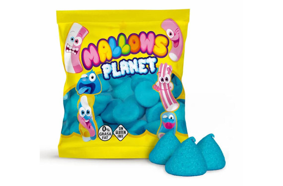 TOP MALLOW AZUL BOLSA 500 G TOP CANDY