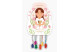 PIÑATA MEDIANA 46 X 33 CM COMUNION GIRL 1U. C.P.