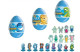 HUEVOS CHOCO SEA ANIMALS 24U. BIP CANDY & TOYS