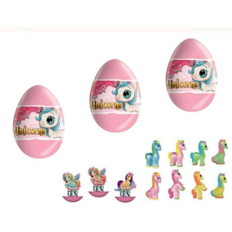 HUEVOS CHOCO UNICORNIOS 24U. BIP CANDY & TOYS