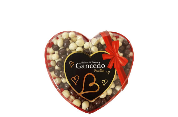 BANDEJA CORAZON MIX CACAHUETE 320 GR