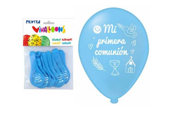 BOLSA 8 GLS COMUNION AZUL Y BLANCO NIÑO PERSAN