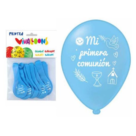 BOLSA 8 GLS COMUNION AZUL Y BLANCO NIÑO PERSAN