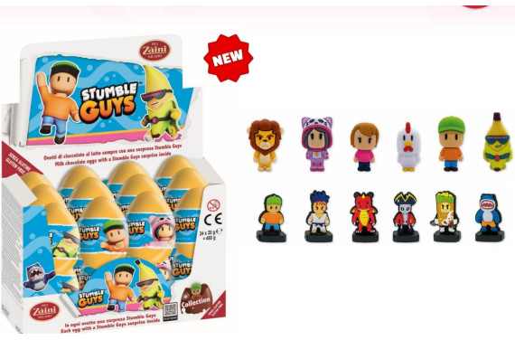 HUEVOS CHOCO STUMBLE GUYS 24U. BIP CANDY & TOYS