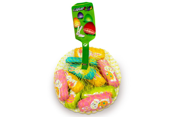 CONEJITOS PASCUA MALLA 80G EUROCHOC
