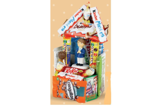 MINI IGLESIA CHOCO COMUNION 1 UNIDAD