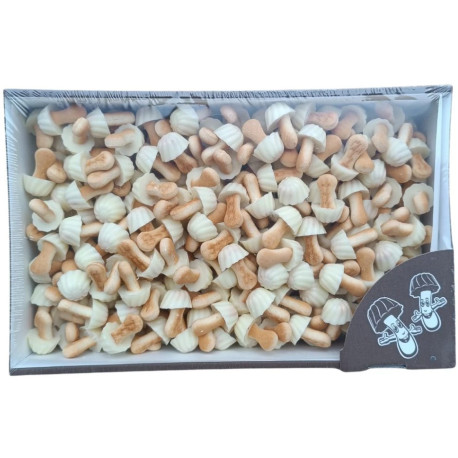 SETAS SABOR CHOCOLATE BLANCO 1KG. EUROCHOC